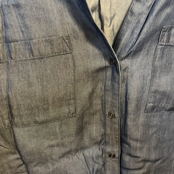 Sharagano Shirt Dress Thick Strap Denim Size 20w - Picture 4 of 9